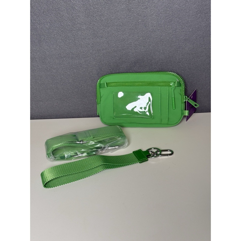 Iris & Rainbow Iris Plus Wallet Kelly Green with Wristlet and Crossbody Straps